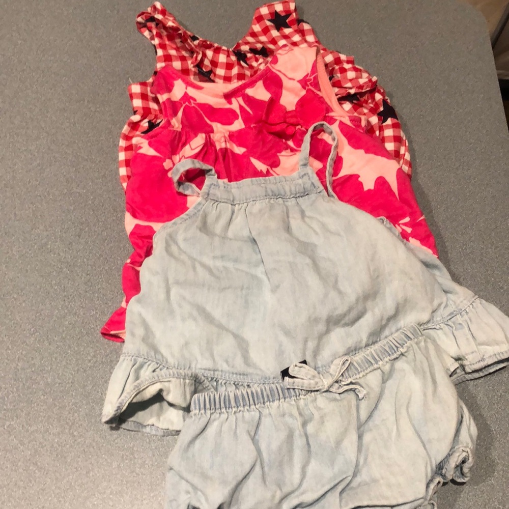 Girls Ruffle Bundle 3-6 months